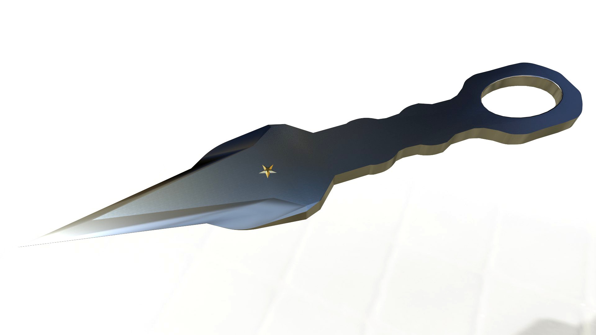 Throwing Knife Low Poly