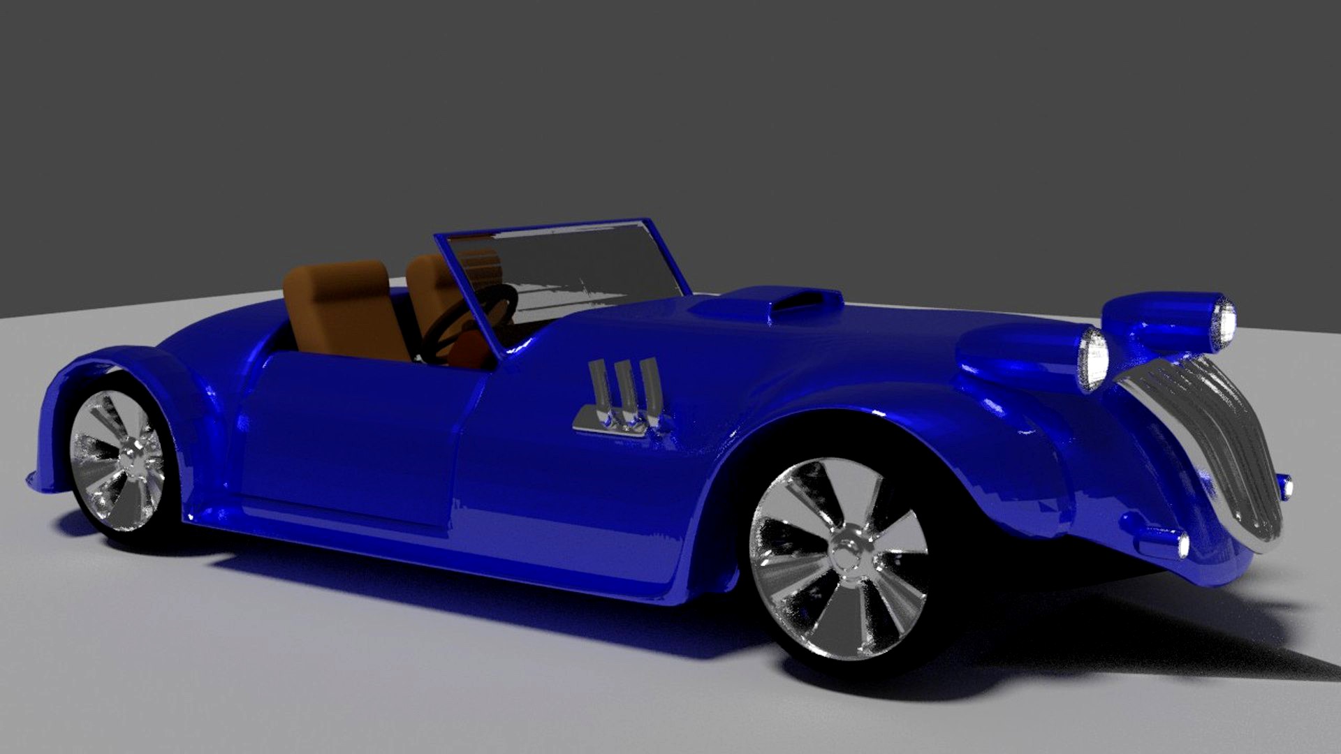 Rigged car