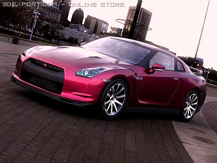 NISSAN GTR 3D Model
