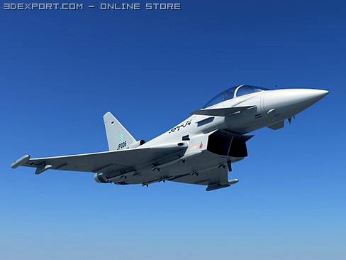 Eurofighter Typhoon 3D Model