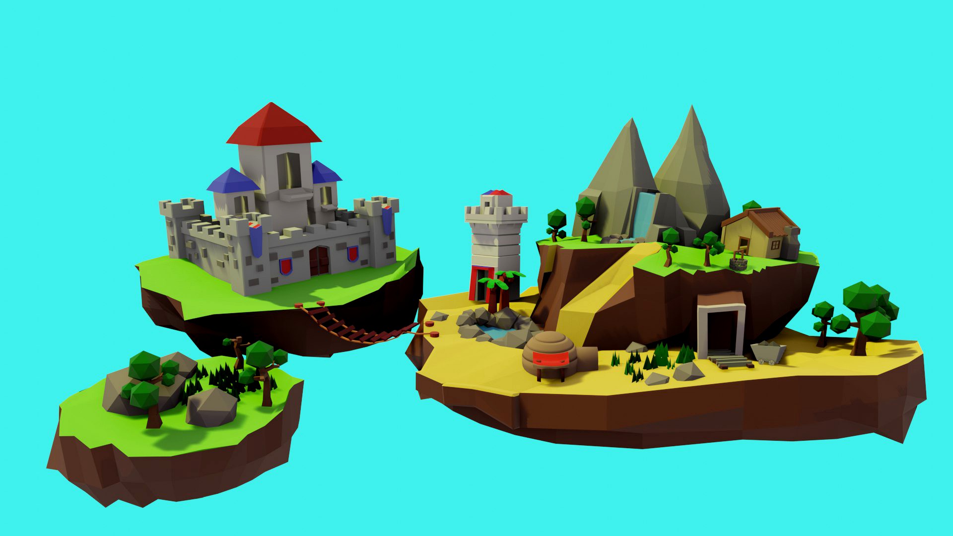 Low Poly Islands