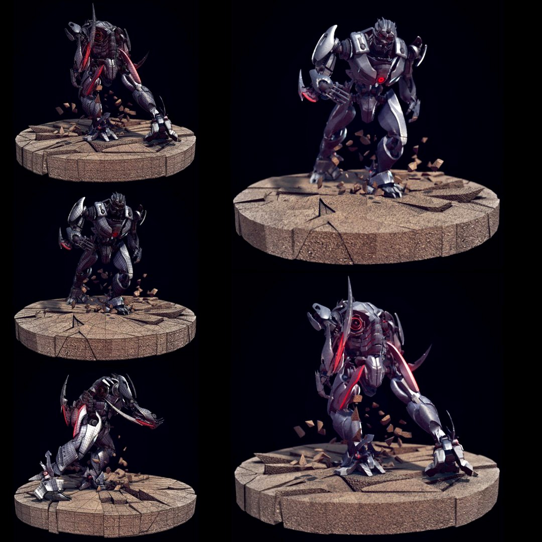 Rigged Robot