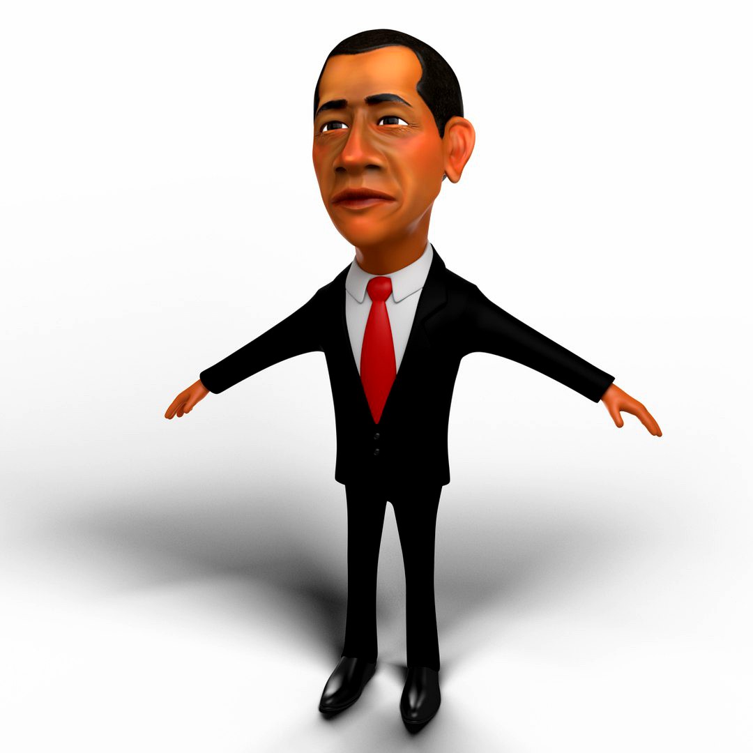 3D Character Obama