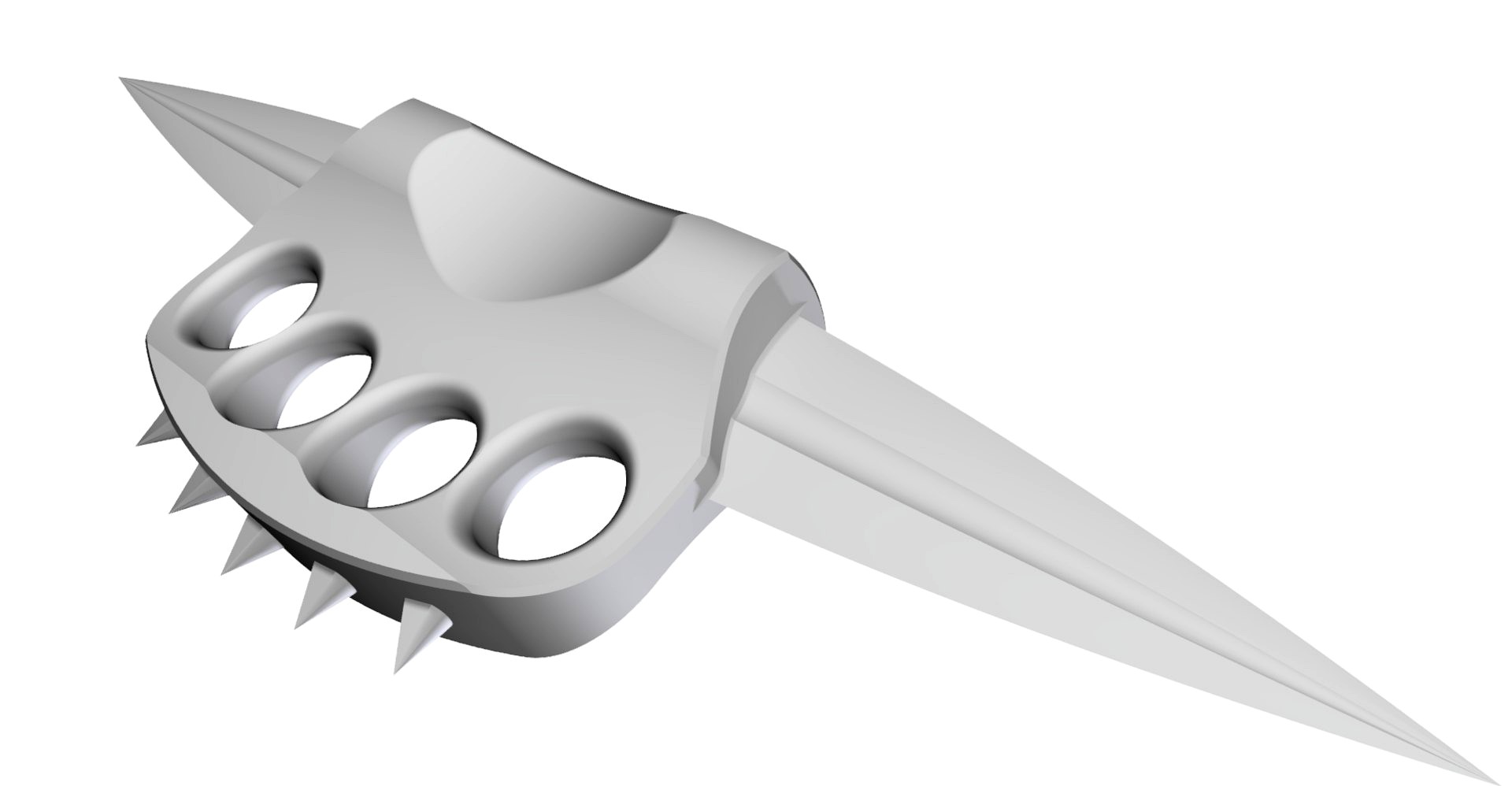 Brass Knuckles with Blades