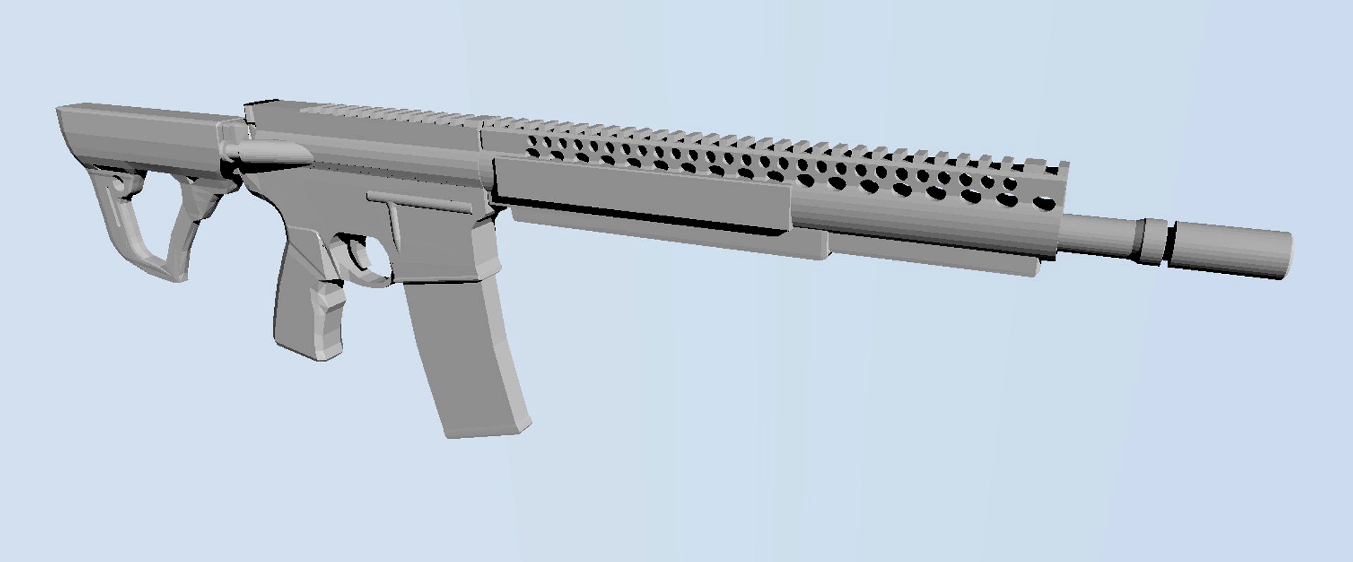 M4A1 Untextured