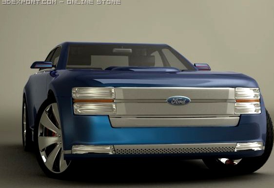Ford Interceptor concept 3D Model