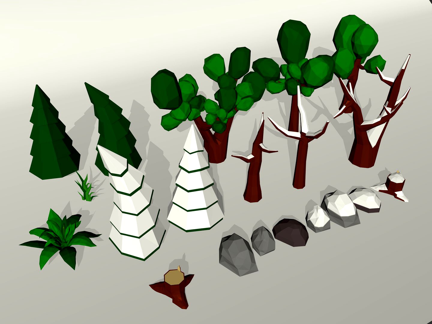 Low poly nature