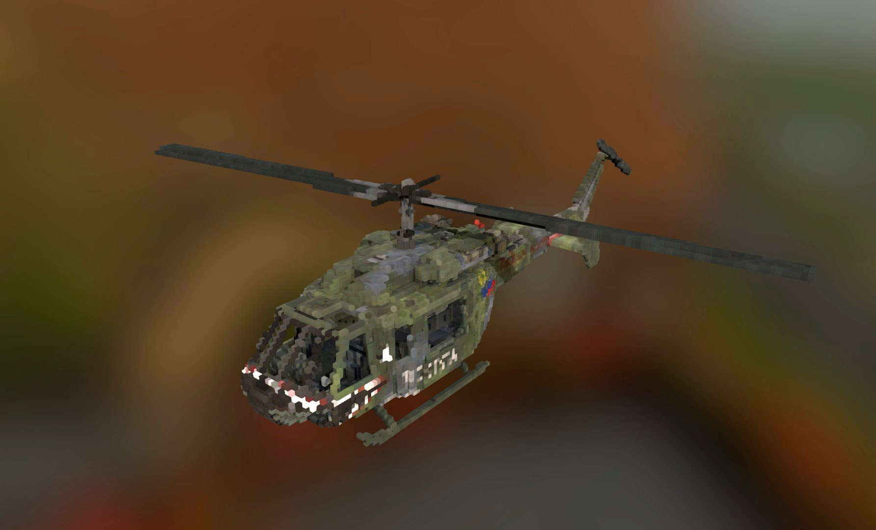 Voxel Helicopter
