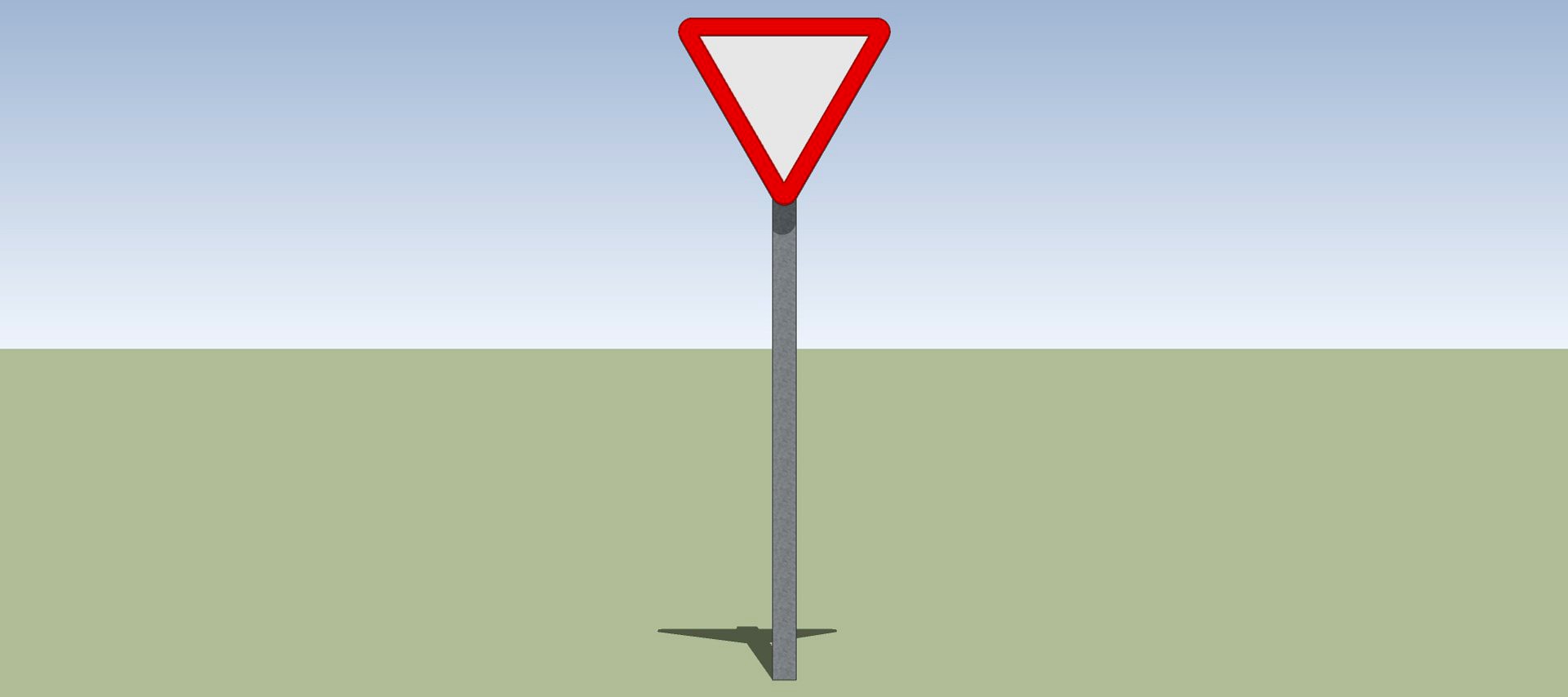 Give Way Sign (witout text)