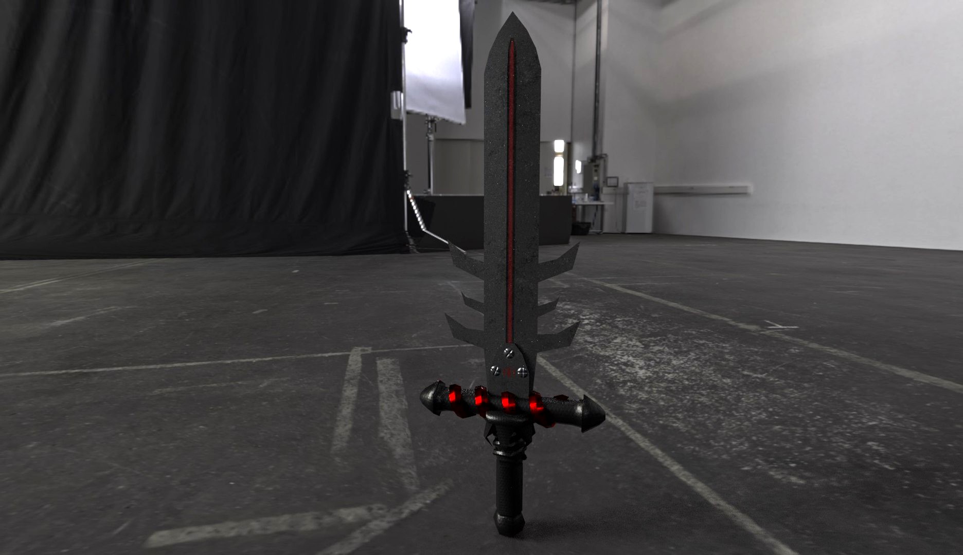 lowpoly Sword Gameready