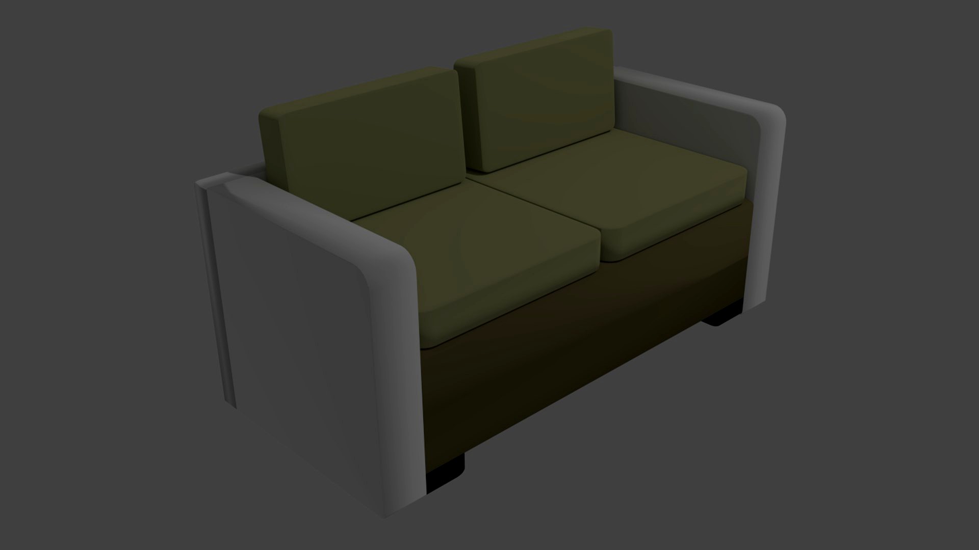 Low Poly Basic Sofa