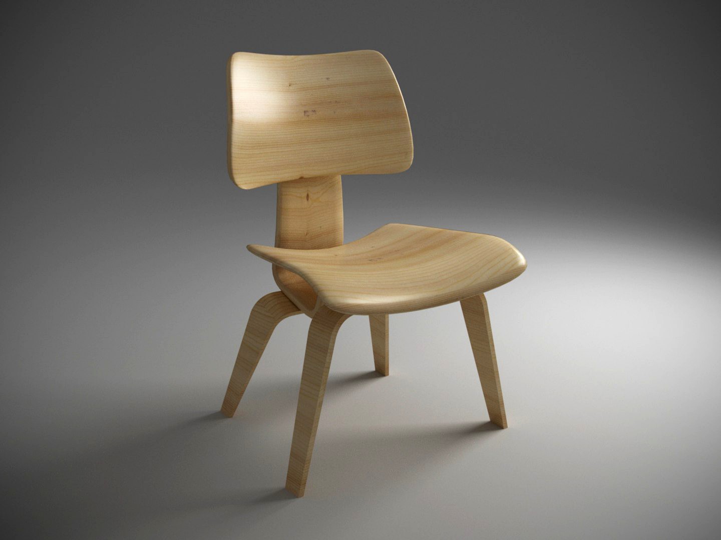 Charles Eames wood chair