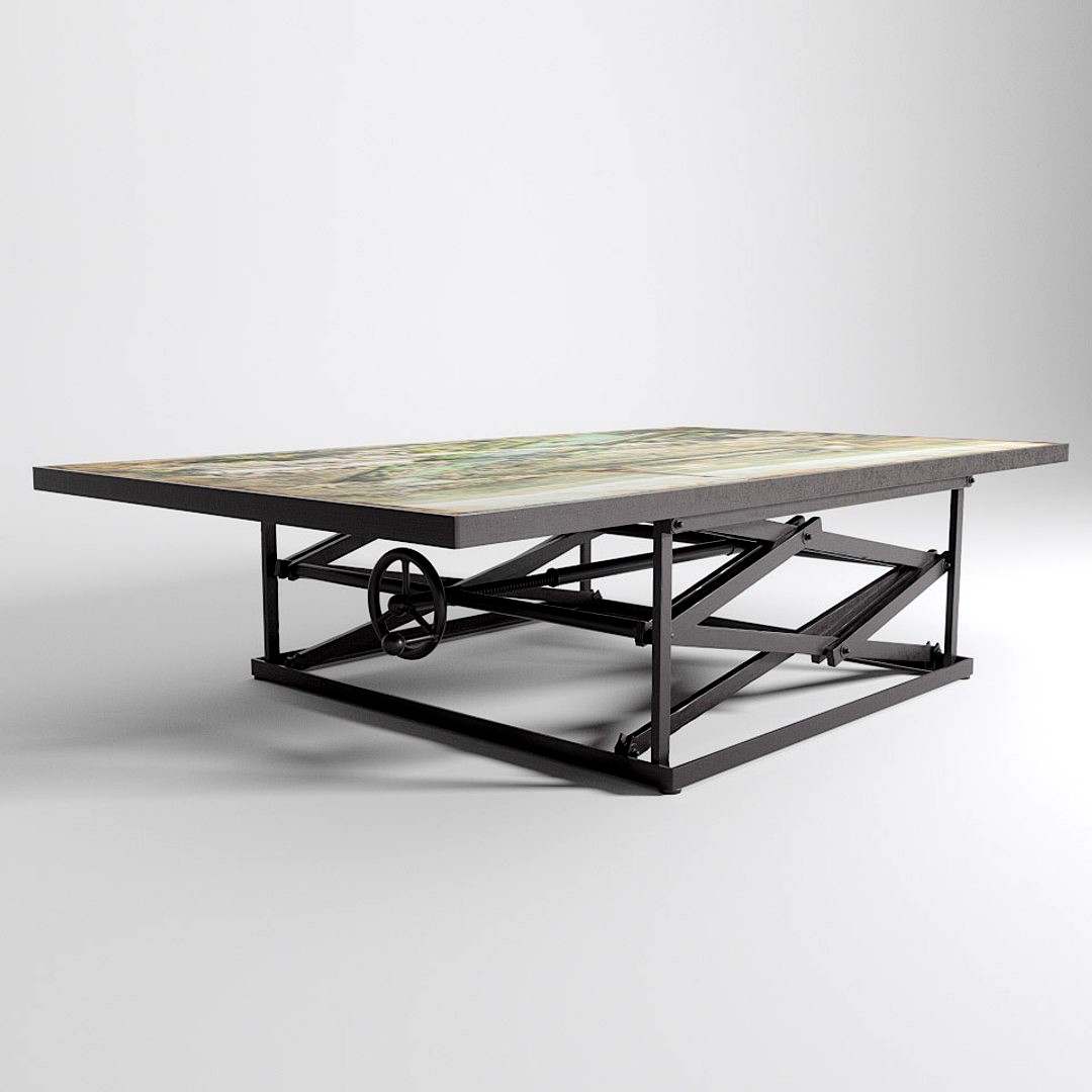KARE Coffee Table Paris Map