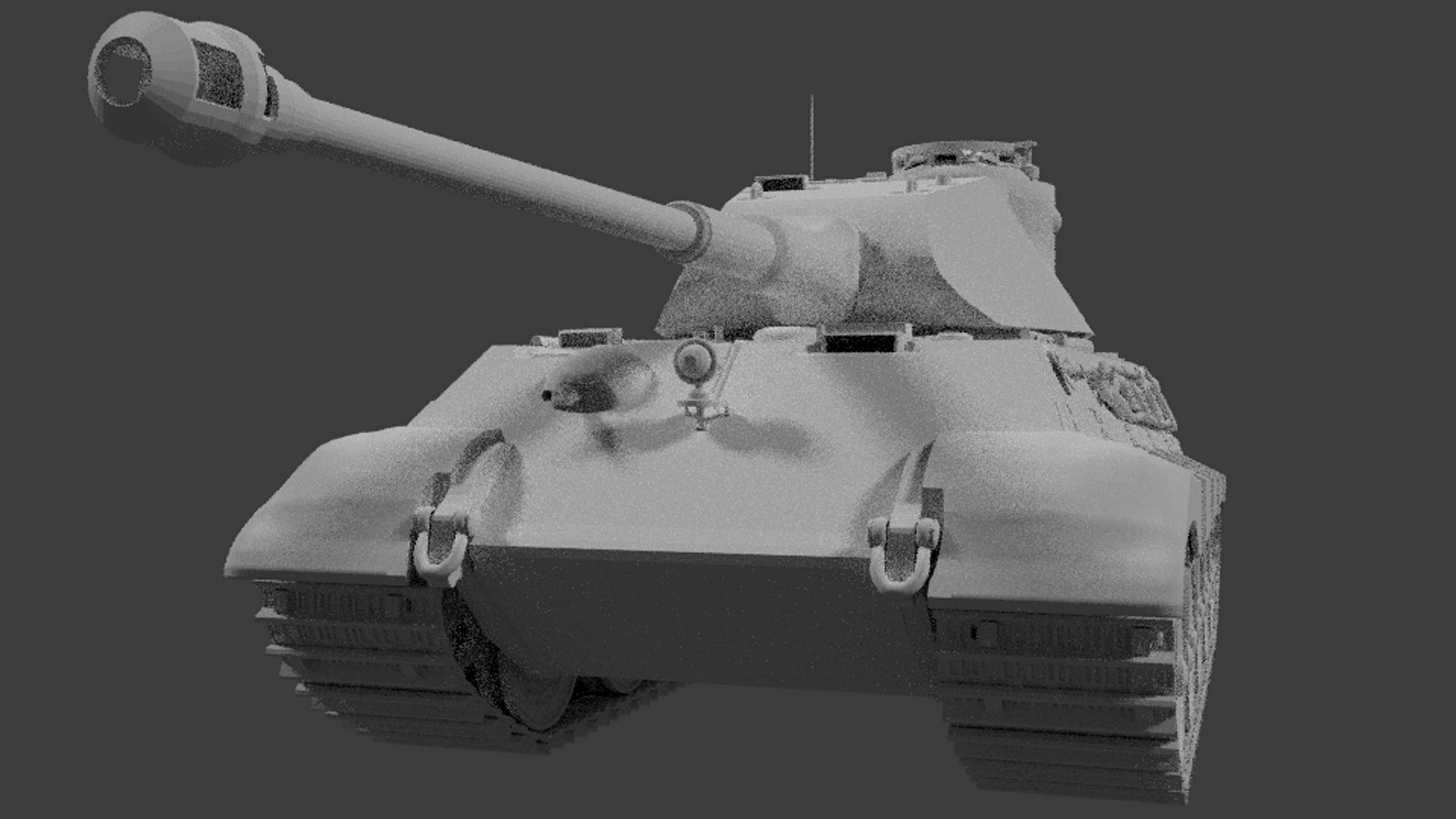Tiger 2 tank H turret and P turret