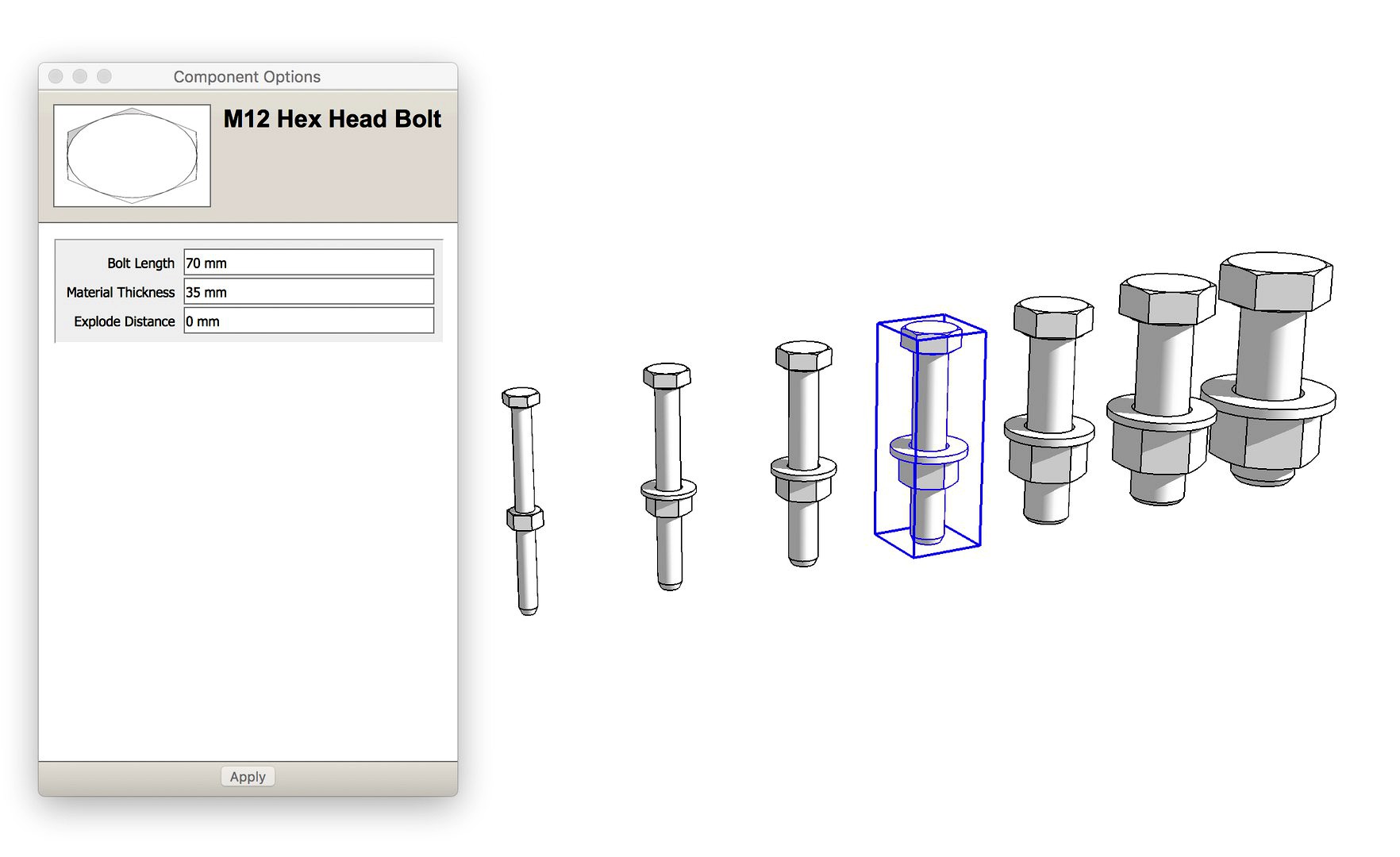 Dynamic bolts (Metric)(1)