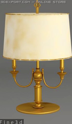 011Table lamp0A2 3D Model