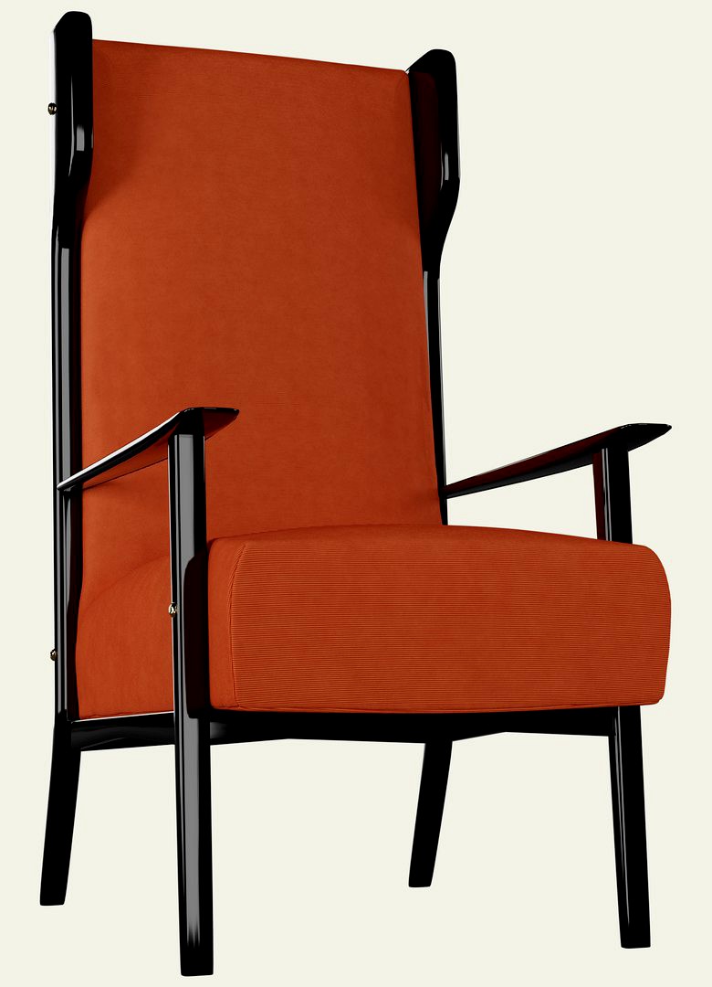 Corduroy armchair