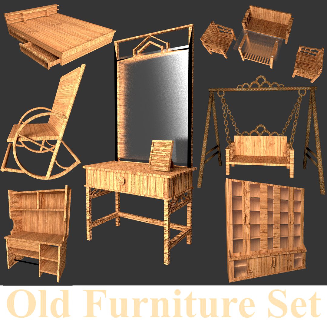 Old Furniture Set