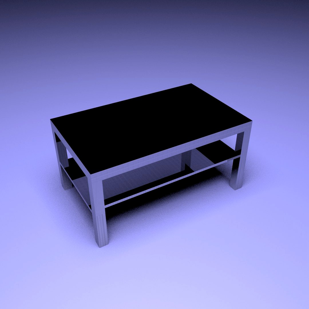 LACK Coffee table, black-brown