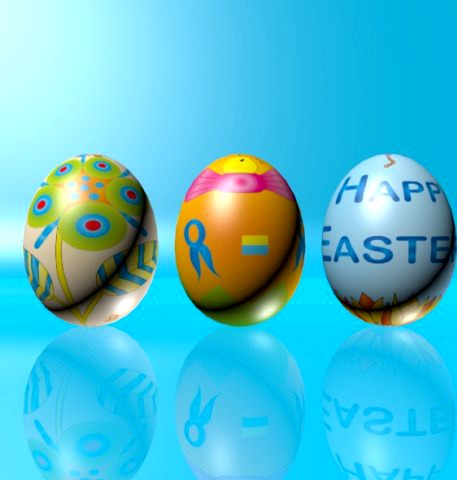 Easter Eggs Set 02 3D Model
