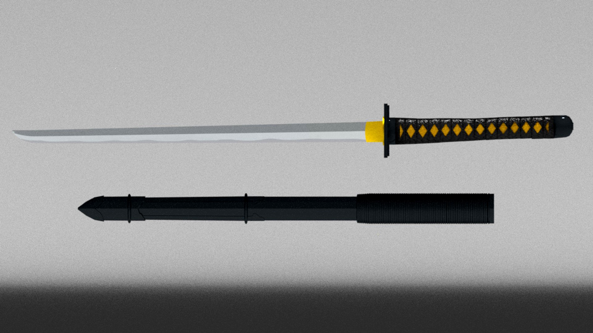 Ninjato Sword with Sheath