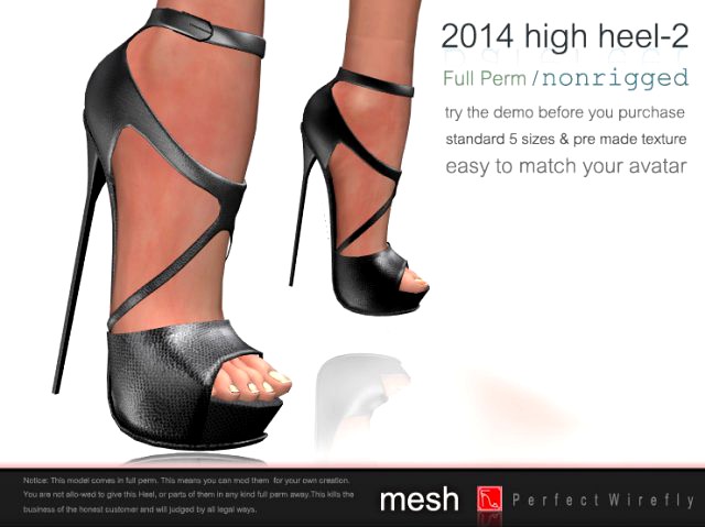 High heel 20142 3D Model