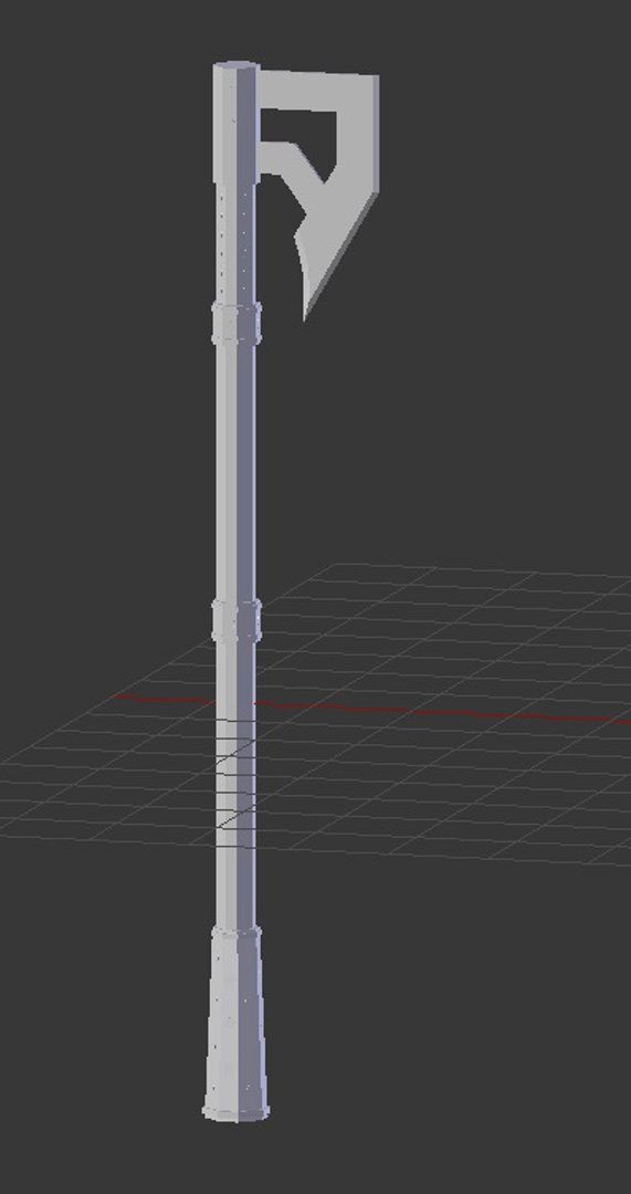 Fantasy Dwarf PoleArm Axe