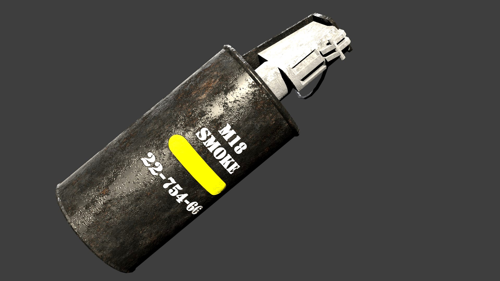 Rusted Smoke Grenade AN-M8