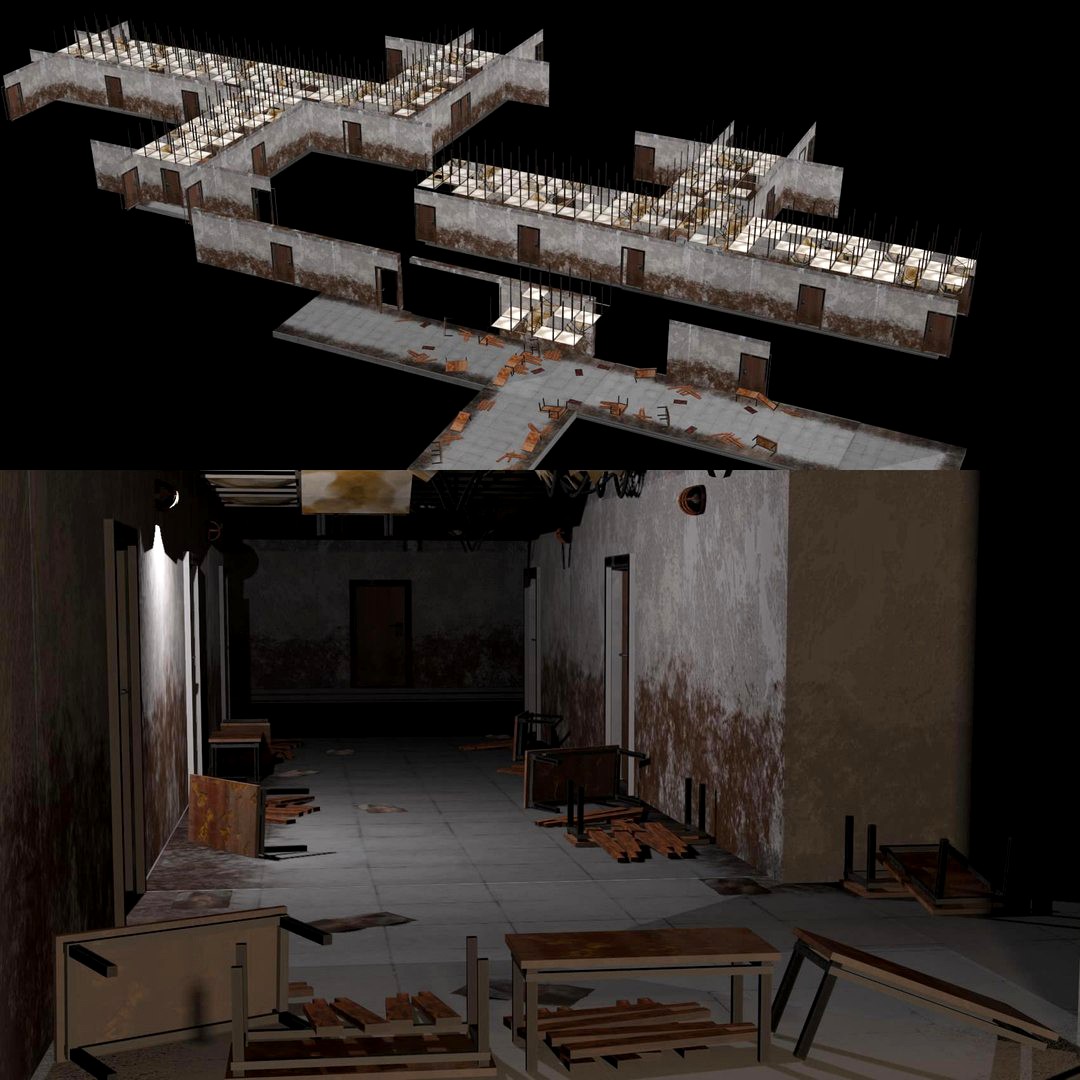 Tilable Old Building Interior