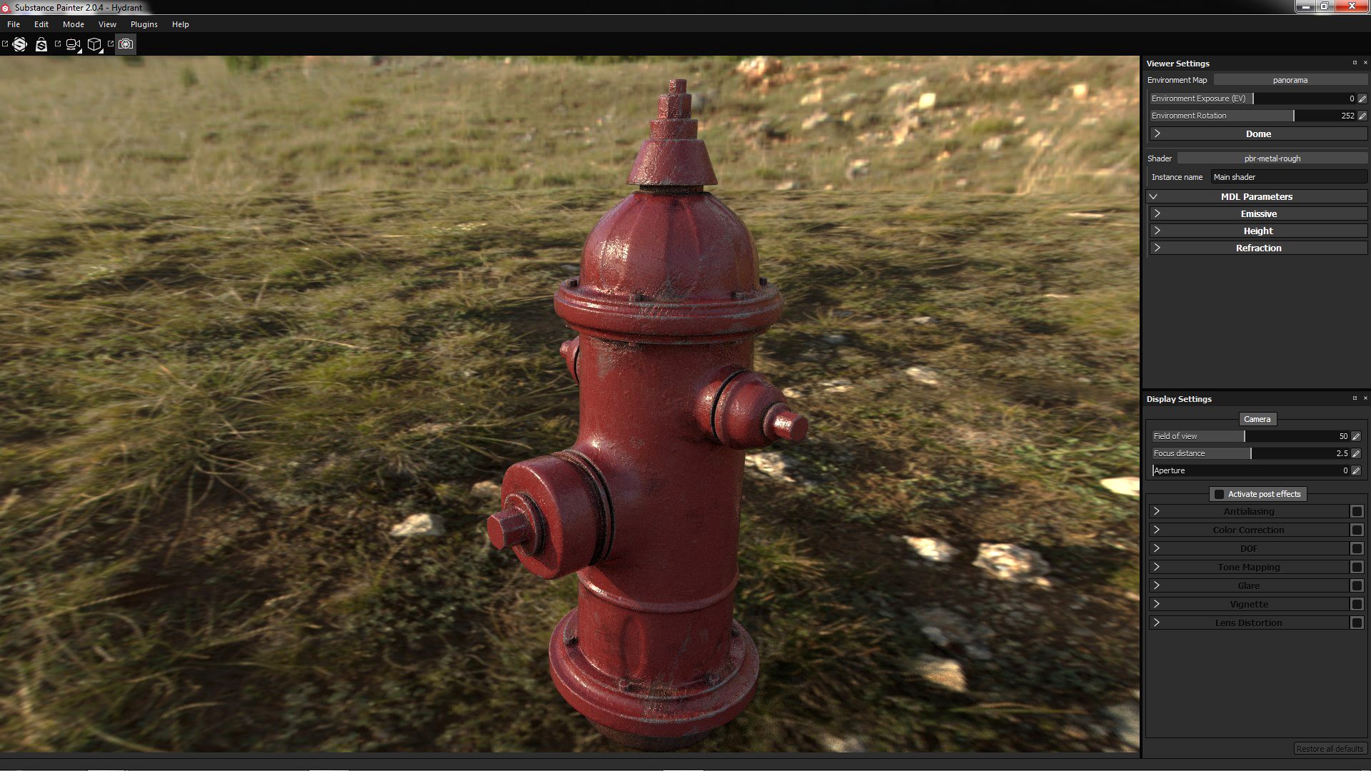 Photo Realistic Fire Hydrant