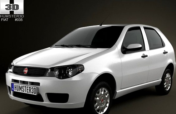 Fiat Palio Fire Economy 2012 3D Model