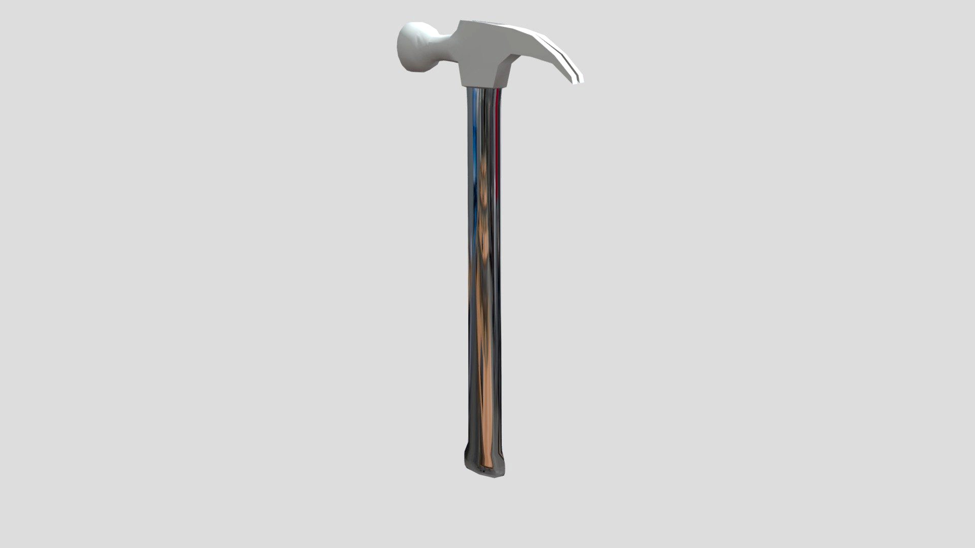 Low poly hammer
