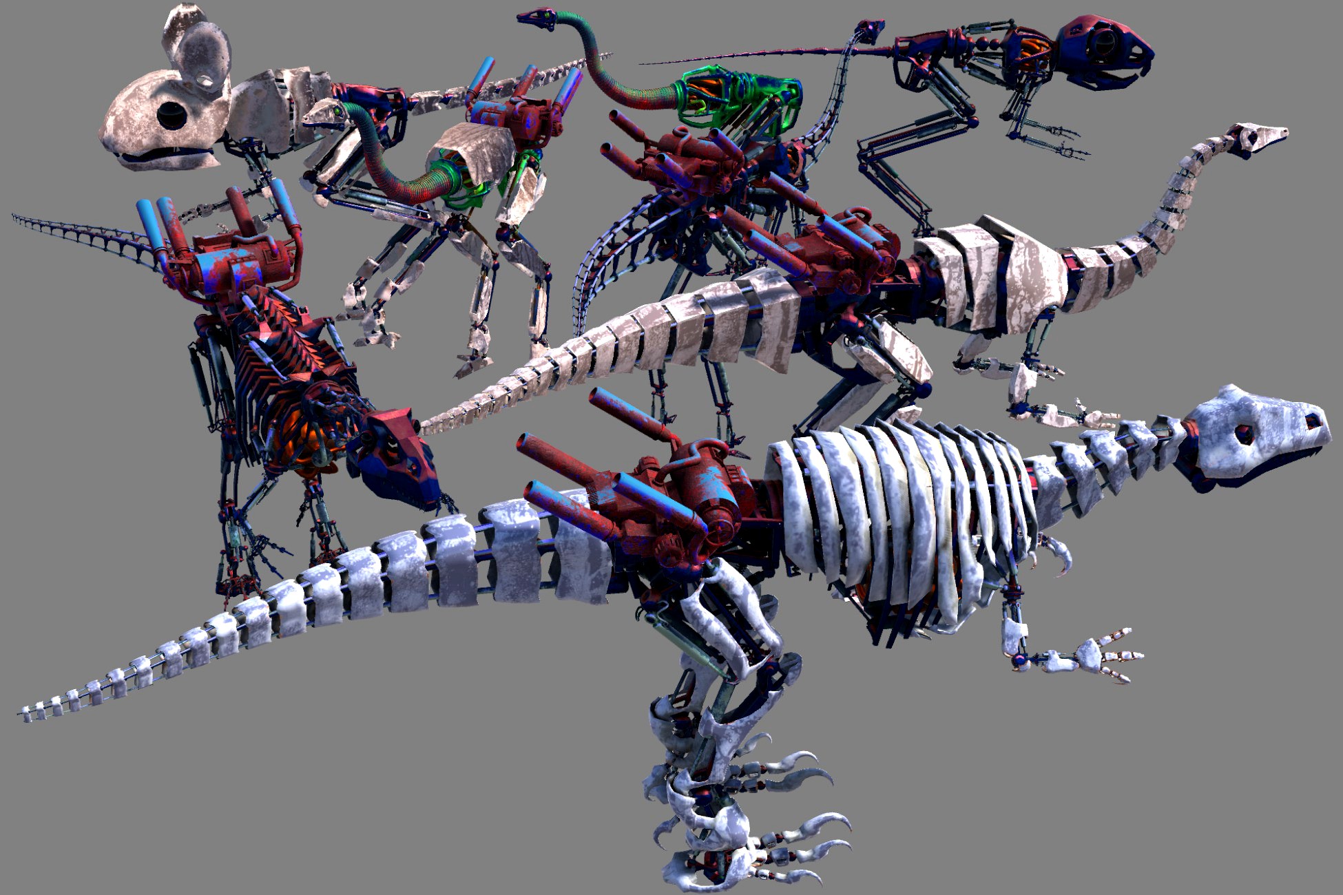 Bipedal Animal Robots