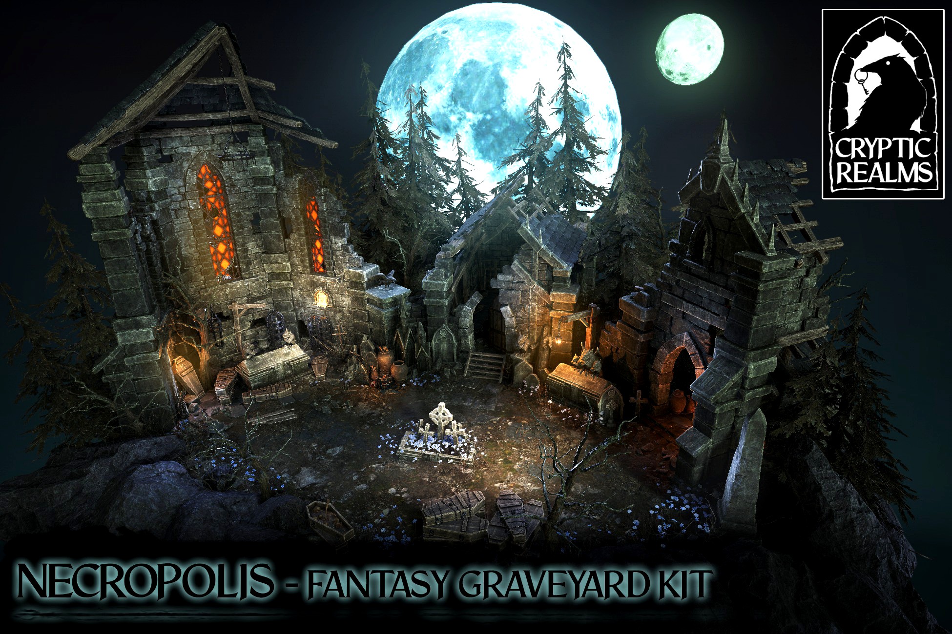Necropolis - Fantasy Graveyard Kit