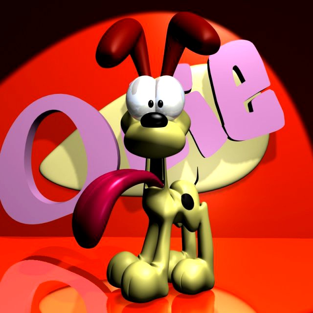 Odie 3D Rigged 3D Model