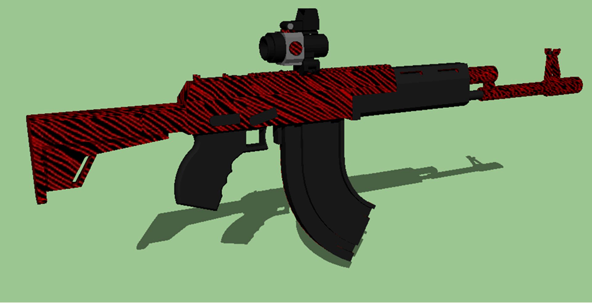 AK12 with hybrid sight