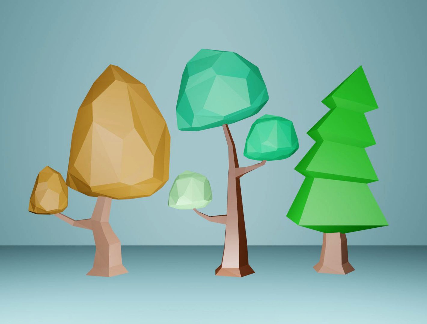 Trees Low Poly