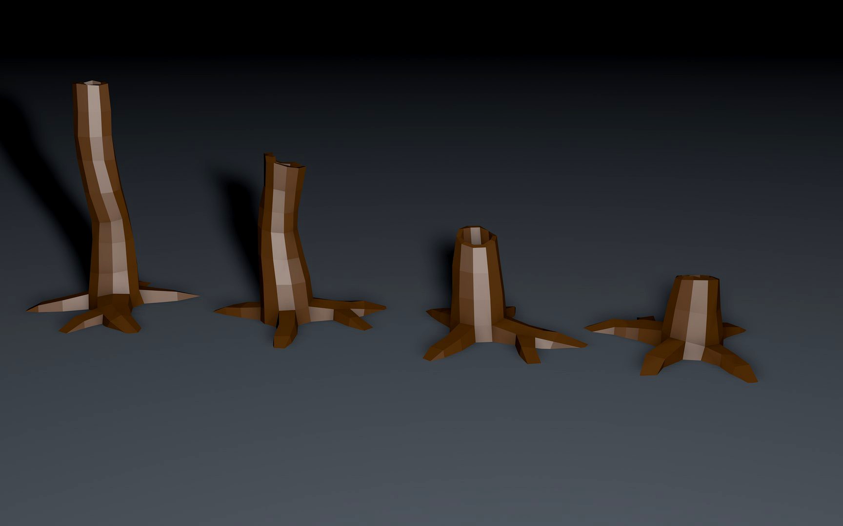 LowPoly Dead Trees