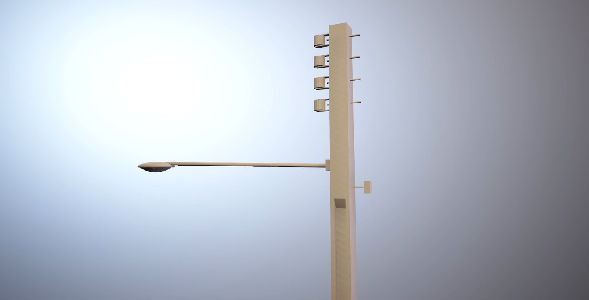 Brazilian light pole (Poste de luz brasileiro)