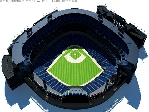 Baseball Stadium 3D Model