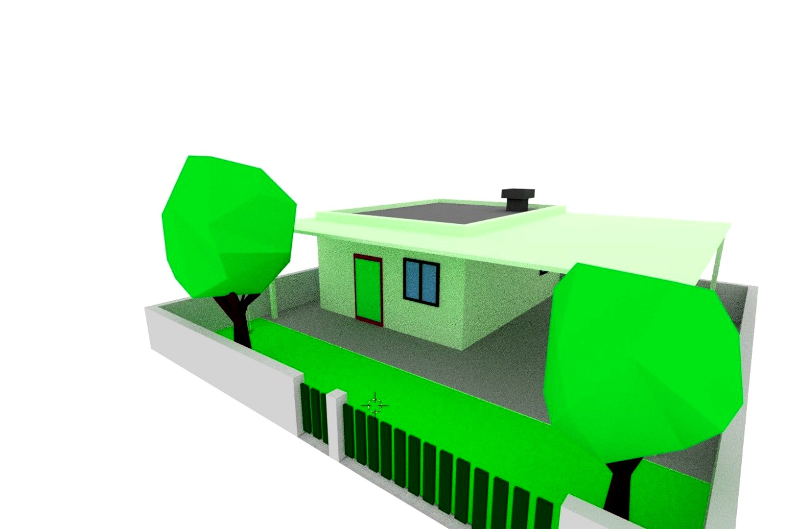 House Low Poly - Zone low Density Residential  05