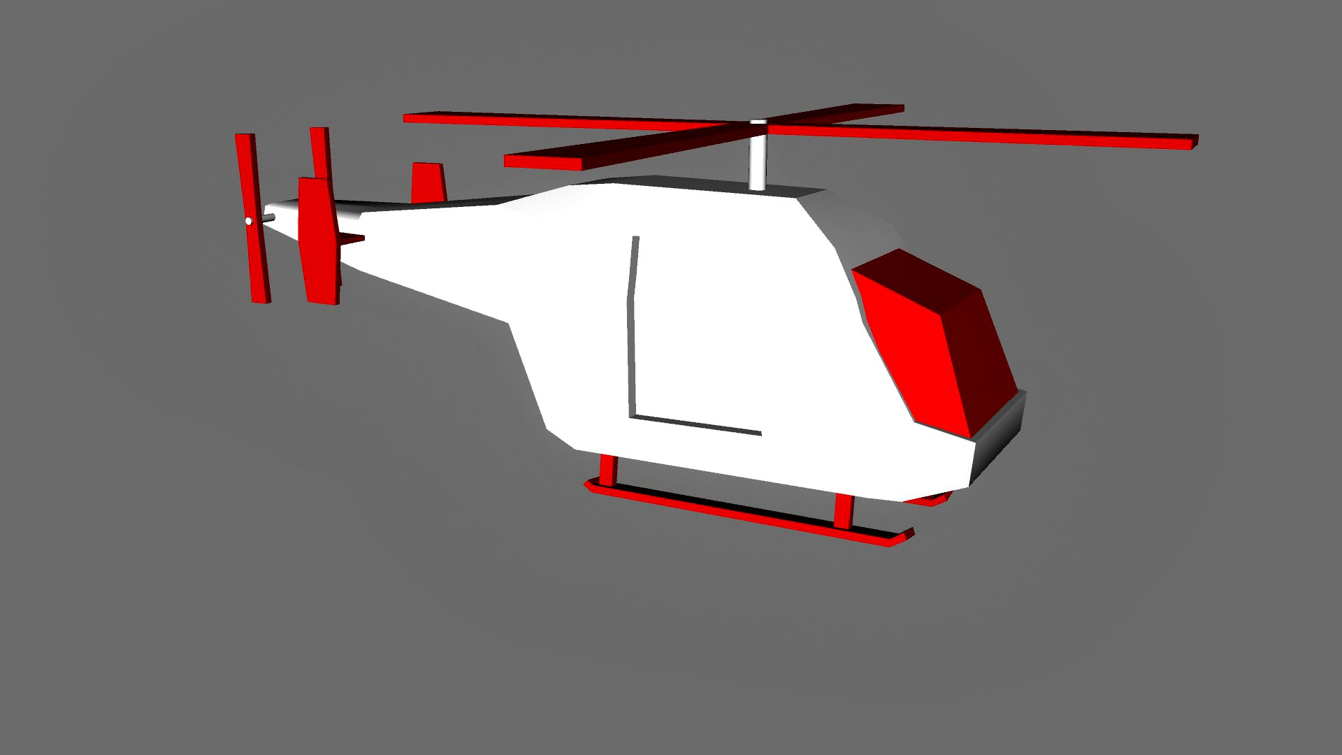 Low Polly Helicopter