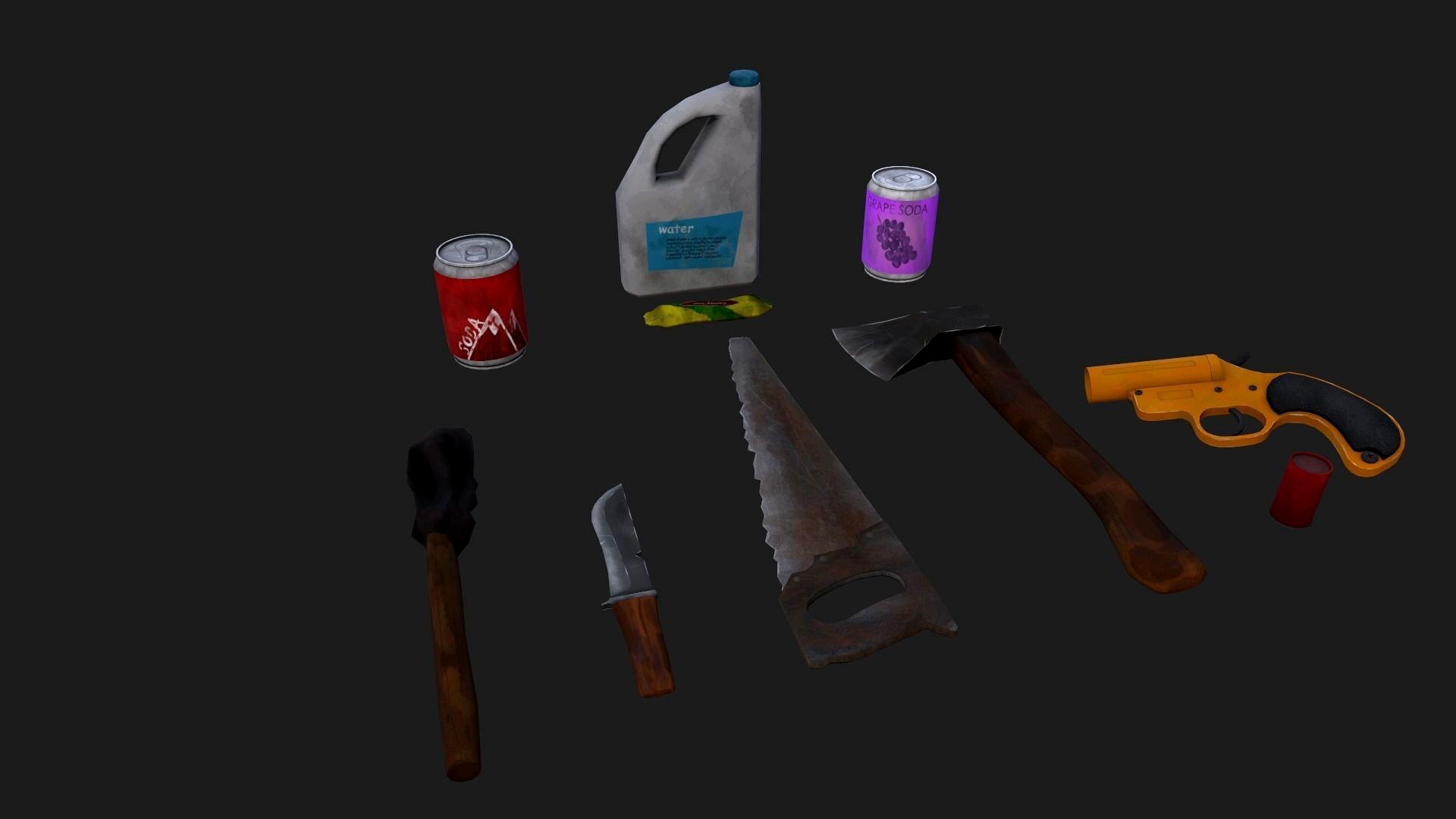 Stylized survival pack