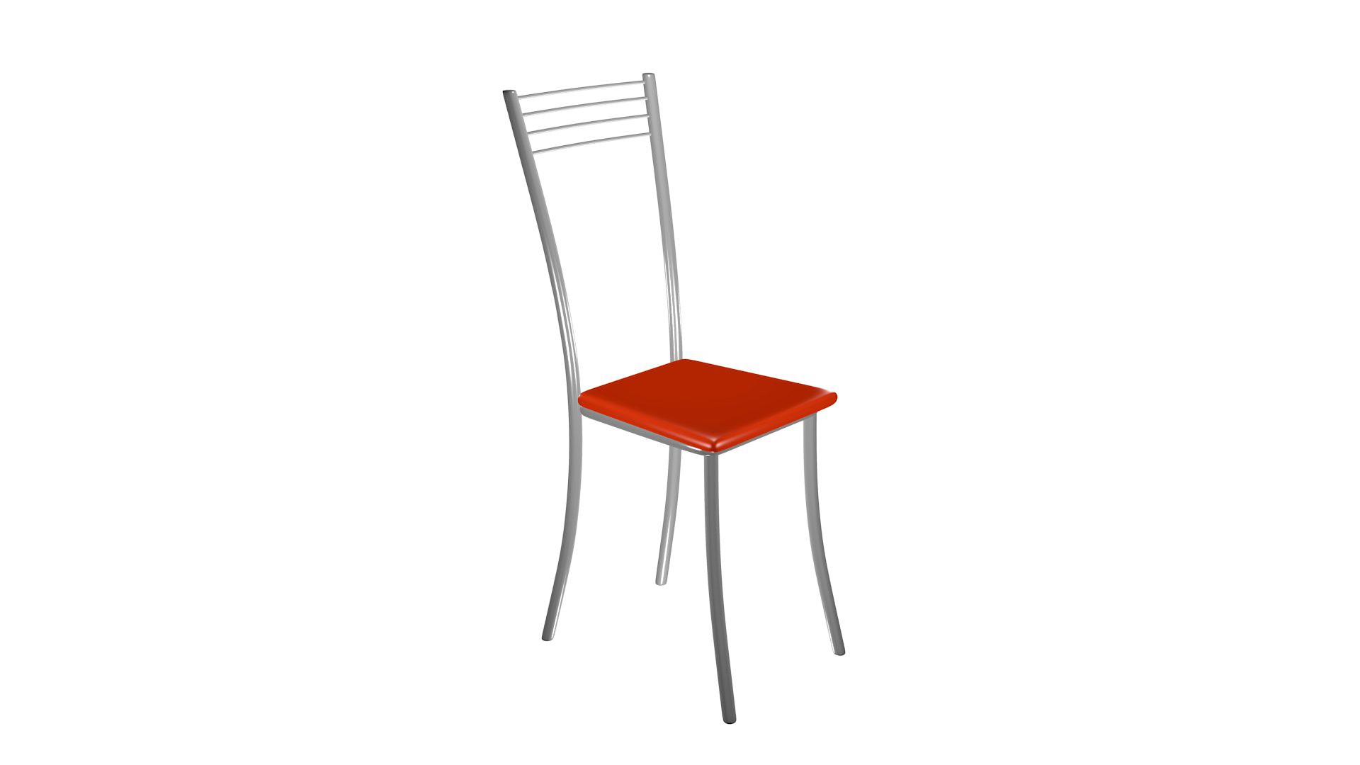 Chair metal 3D model.