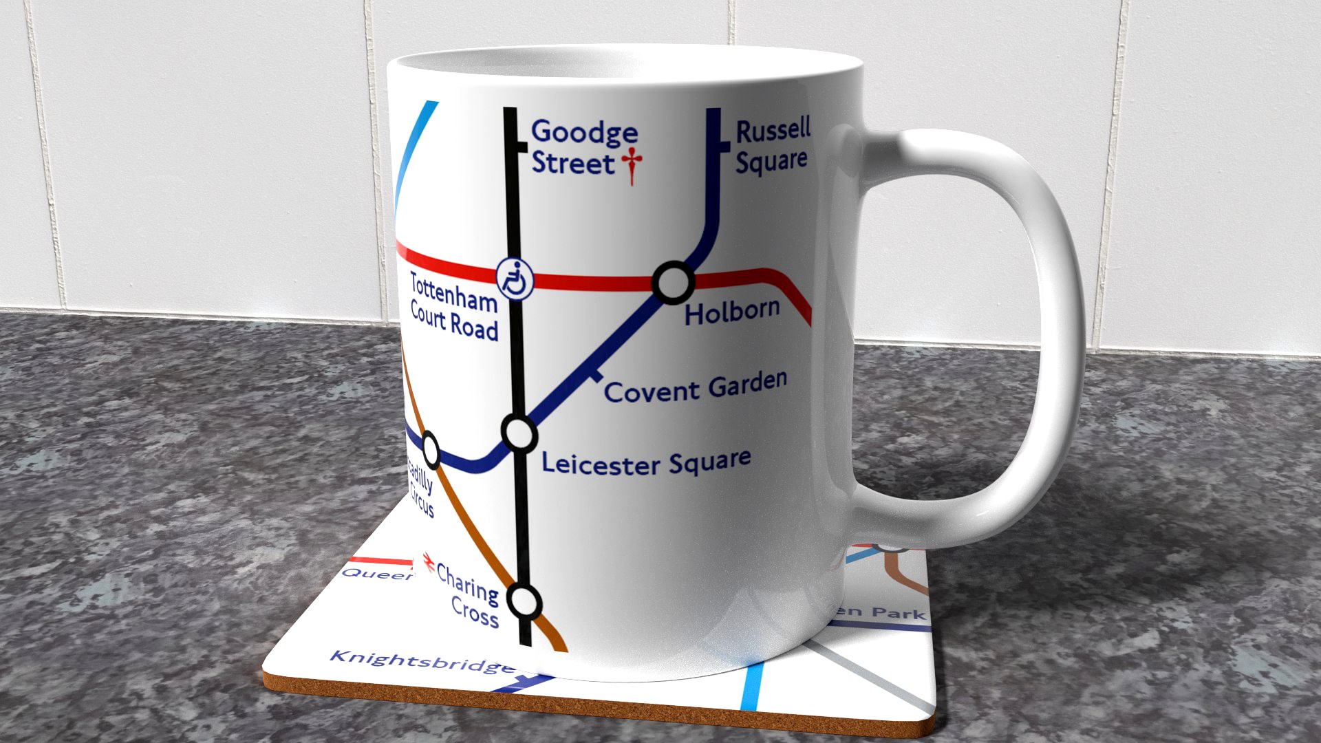 London Underground Mug & Coaster