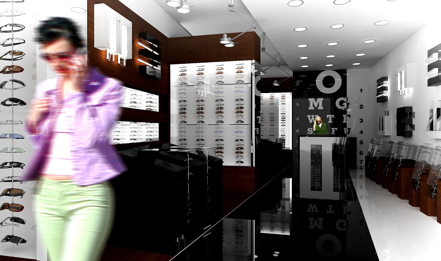 optical store 3d model