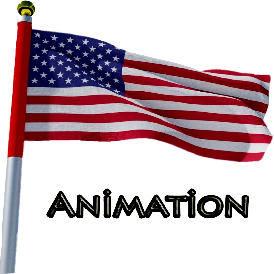 USA Flag + Animation