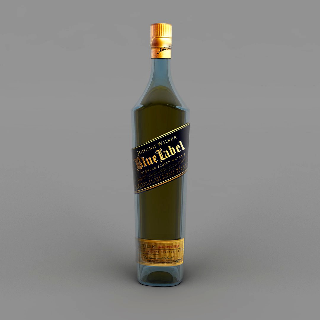 Blue Label Bottle