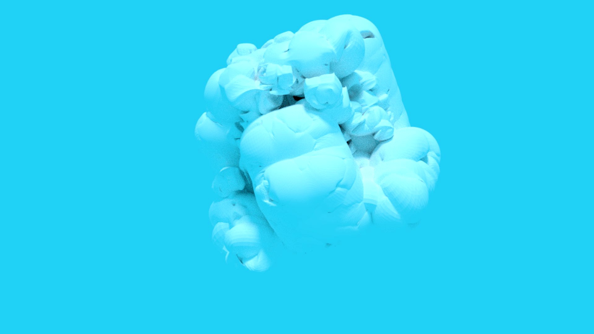 3D Low Poly Cloud