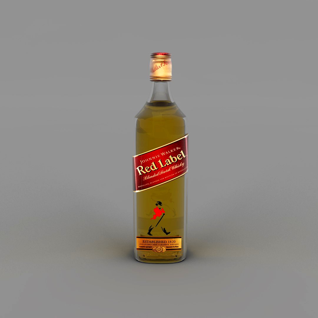 Red Label Bottle